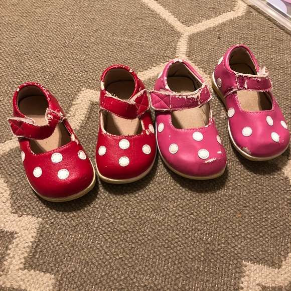 NEW PINK T-STRAP PUDDLE JUMPER YOUTH SIZE SHOES 3 YOUTH AVAILABLE